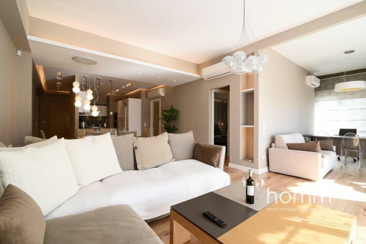 142M² Bright Alimos Apartment With Marina View Luaran gambar