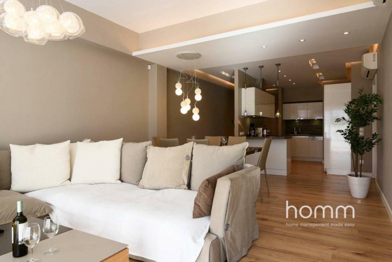 142M² Bright Alimos Apartment With Marina View Luaran gambar