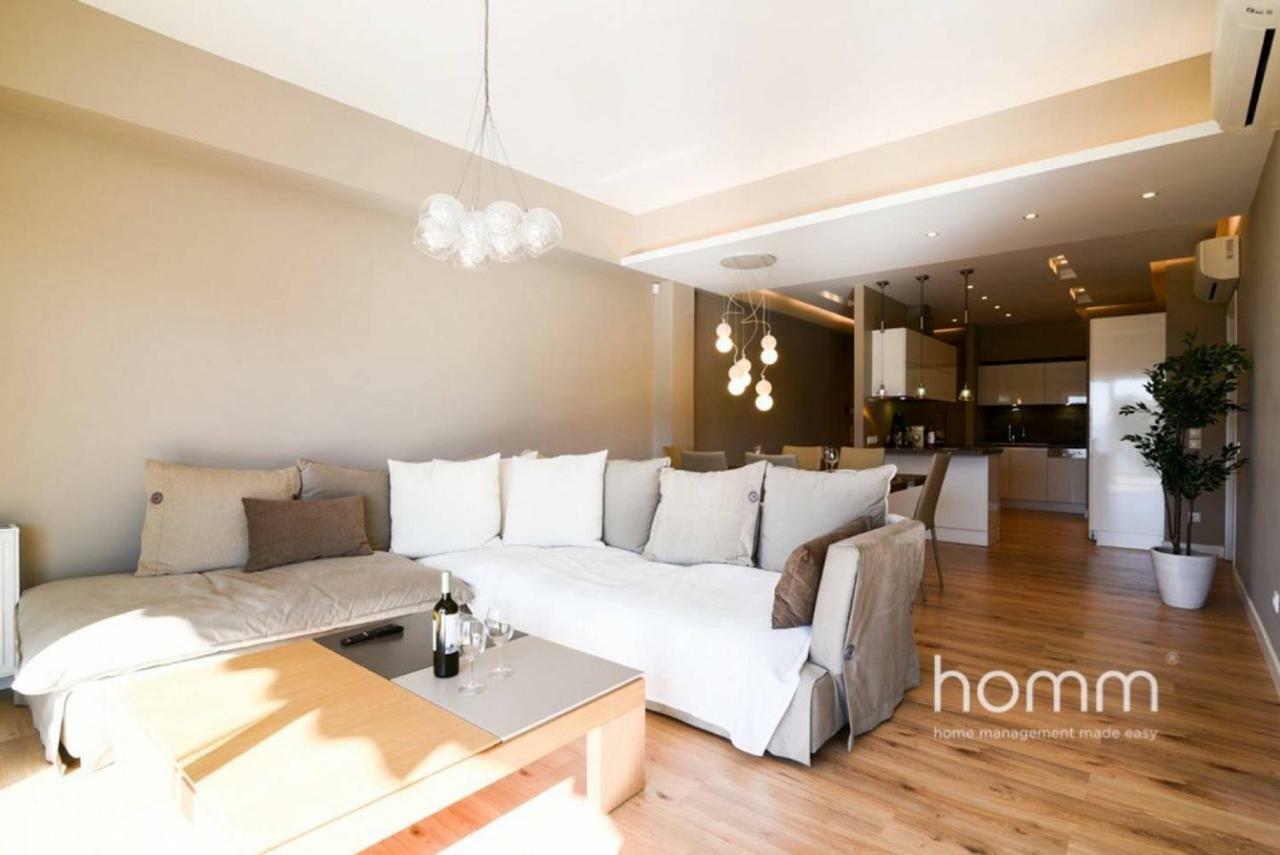 142M² Bright Alimos Apartment With Marina View Luaran gambar